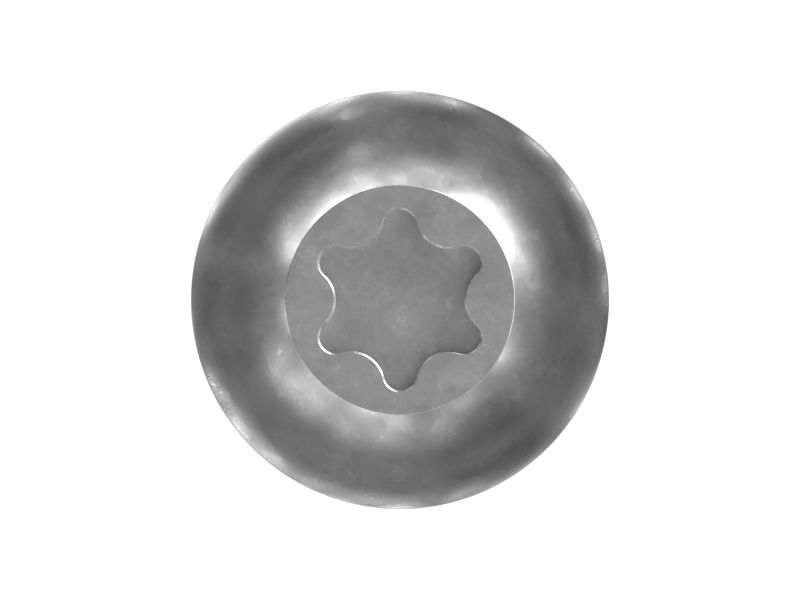 Винт со сферической головкой с резьбой M10X1,5