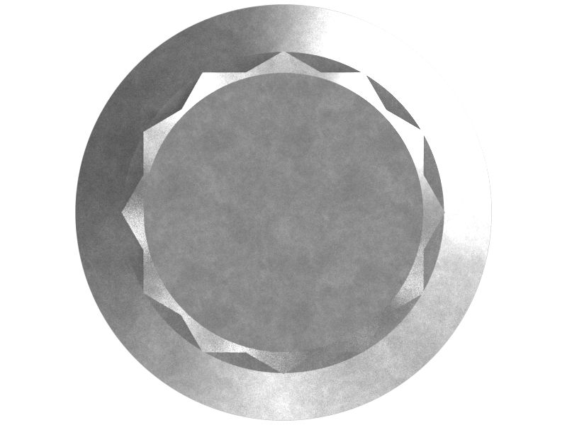 Болт с 12-гранной головкой 5/8'-11 x 2 3/4''