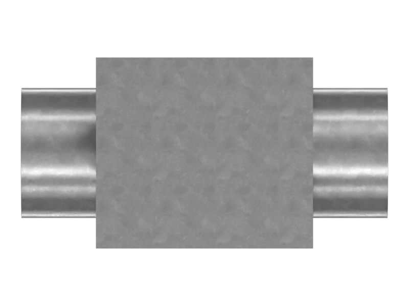 Тройник-переходник из стали с покрытием для переноса жидкости