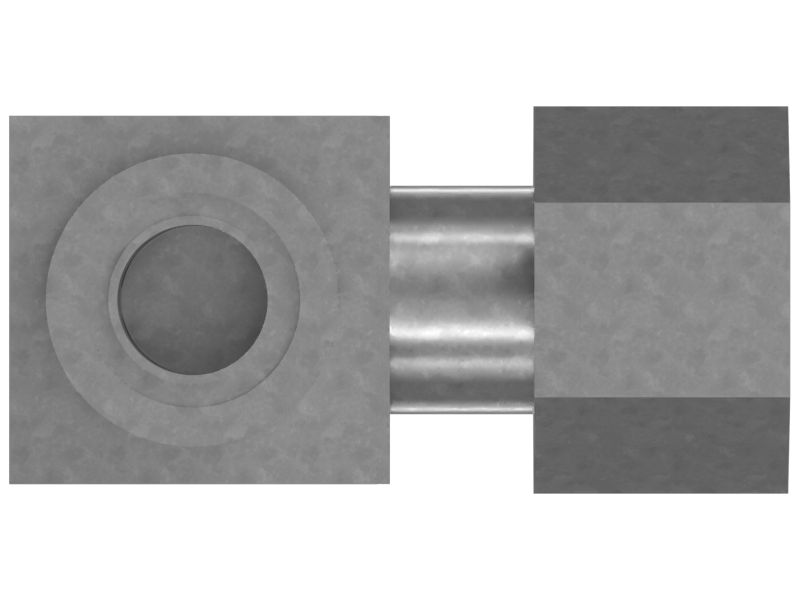 Переходной коленчатый патрубок с углом 90 градусов ORFS
