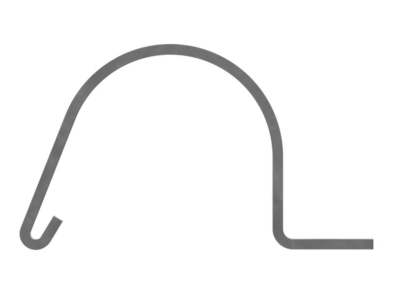 Верхний одинарный полузажим