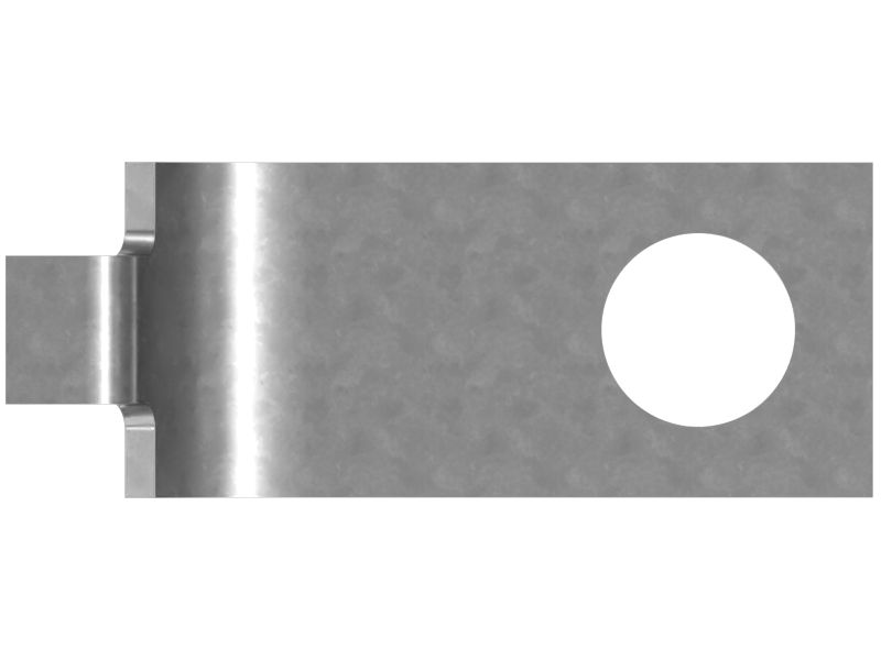 Стальной зажим 25,00 мм с цинковым покрытием