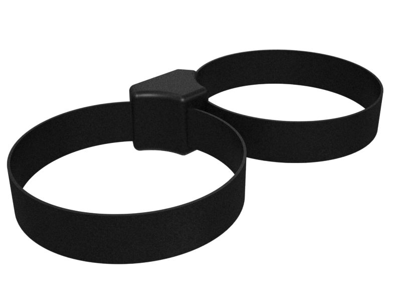 Двойная кабельная накладка, длина 488 мм