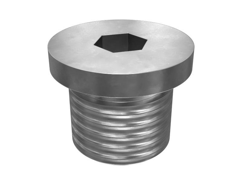 Шестигранная заглушка с резьбой 7/16-20