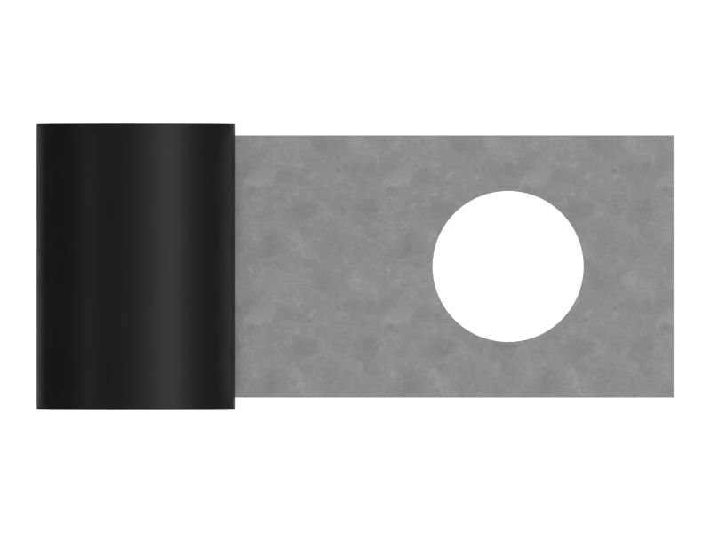 Скоба с одним гнездом для крепежной детали M10, 9,52 мм