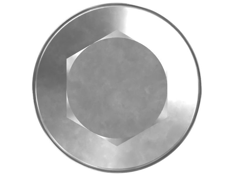 Шестигранный болт с фланцевой головкой M6