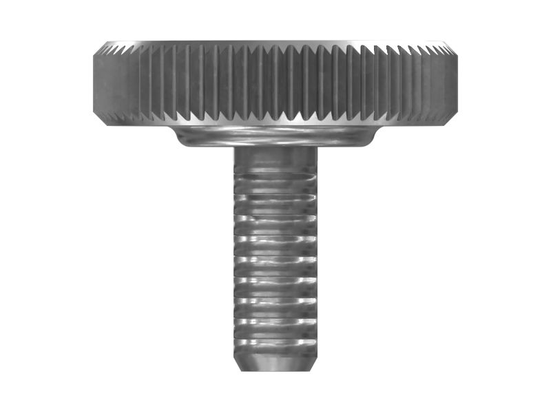 Винт с накатанной головкой M6
