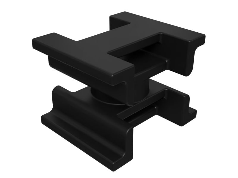 Двойной поворотный зажим