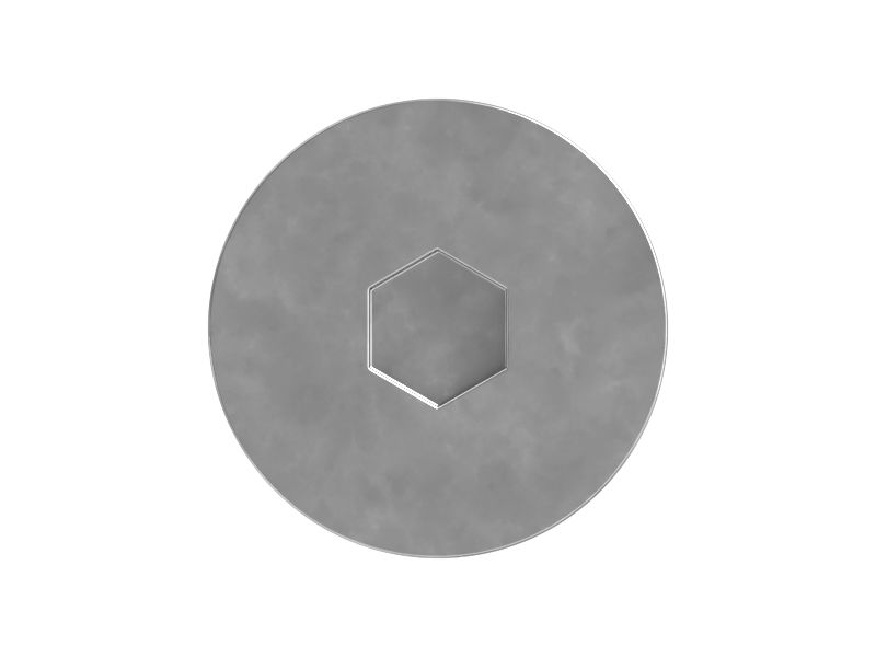 Винт с плоской головкой под шестигранный торцевой ключ с резьбой M4X0.7