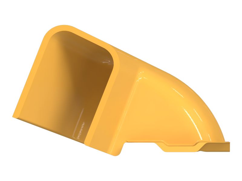 Теплозащитный экран системы выпуска длиной 221 мм