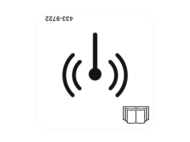 Наклейка для устройства беспроводной связи