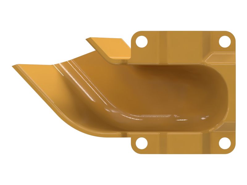 Теплозащитный экран системы выпуска длиной 221 мм