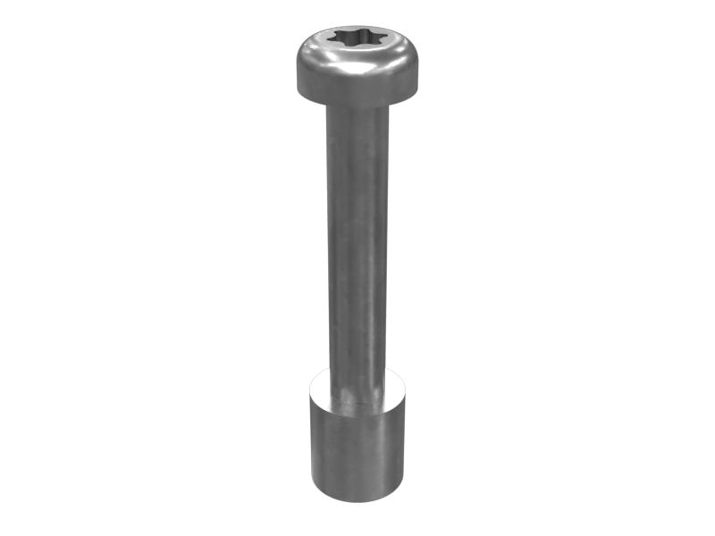 248-6981: M3-0.5 x 22mm Rounded Pan Head Hexalobular Screw