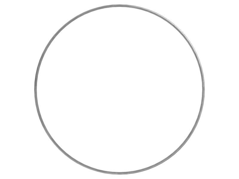 Желтое кольцевое уплотнение с внутренним диаметром 323,85 мм