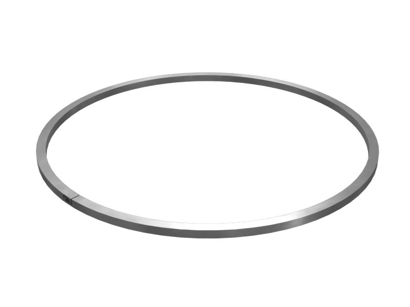 Металлическое уплотнительное кольцо с внутренним диаметром 127,81 мм