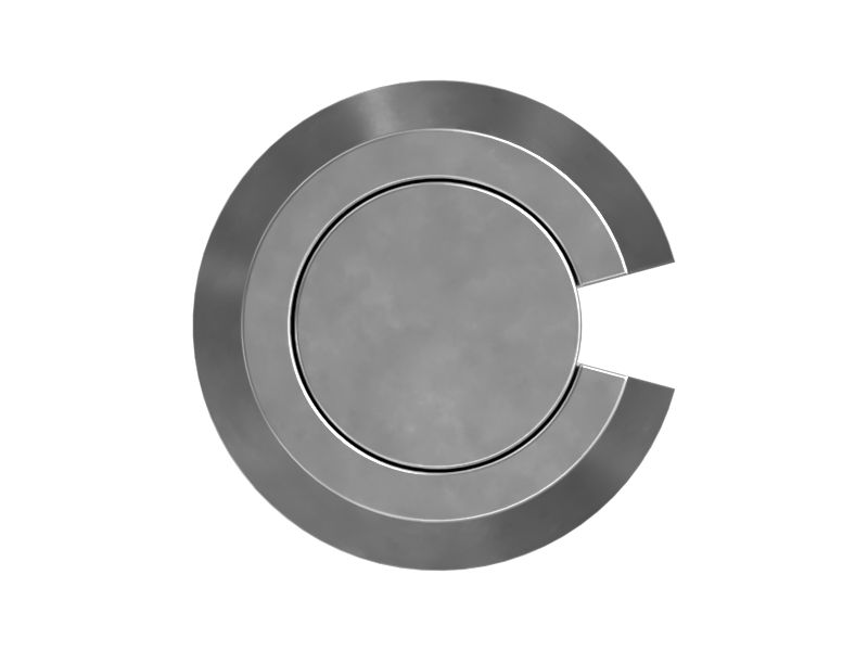 Пружинный палец номинального наружного диаметра 6,35 мм