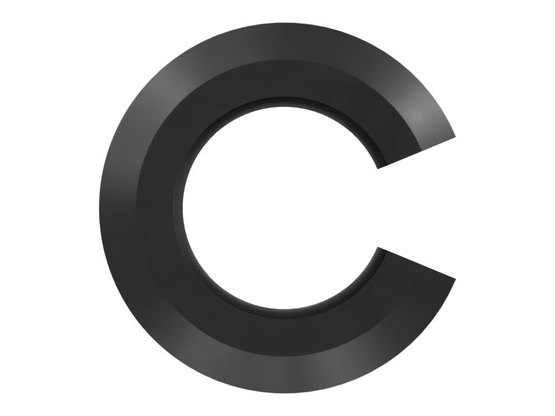 Стальной пружинный палец с прорезью длиной 19,05 мм