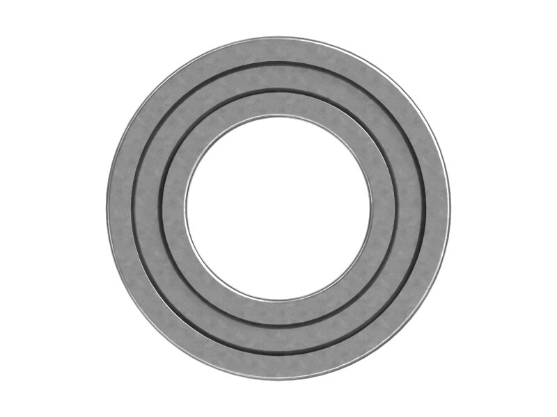 Однорядный шариковый подшипник, внутренний диаметр 45 мм