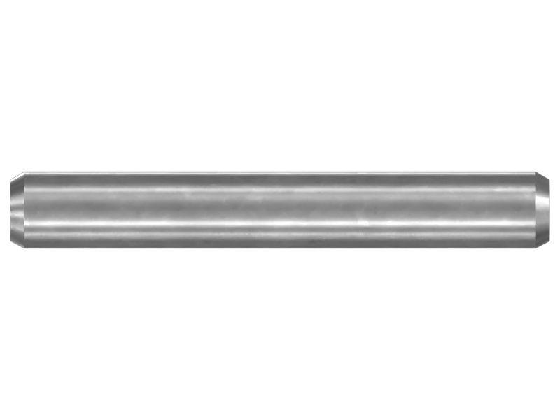 Стальной пружинный штифт длиной 15,88 мм