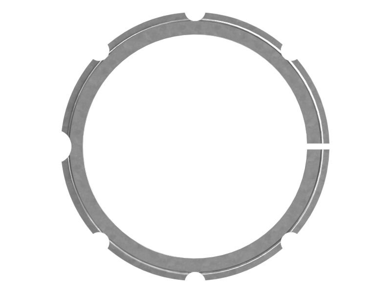 Пластиковое стопорное кольцо с максимальным внешным диаметром 77 мм