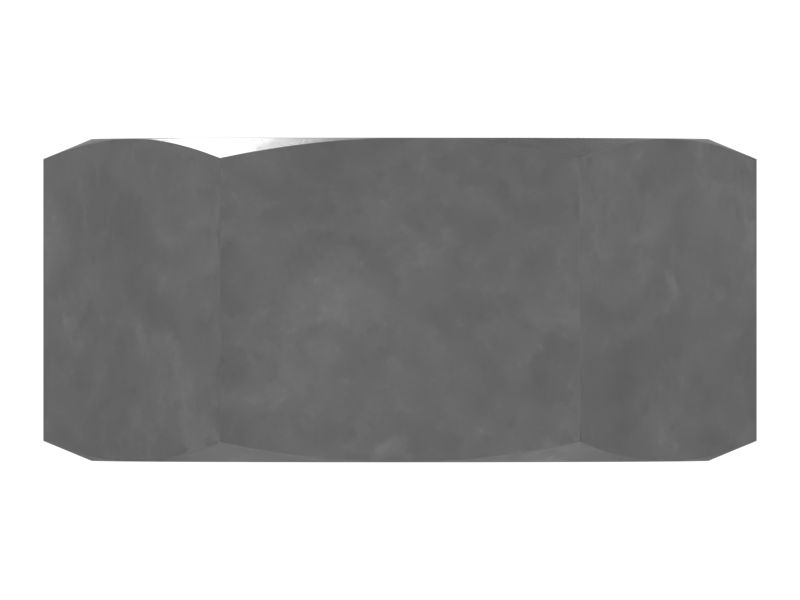 Шестигранная гайка M6 x 1 мм