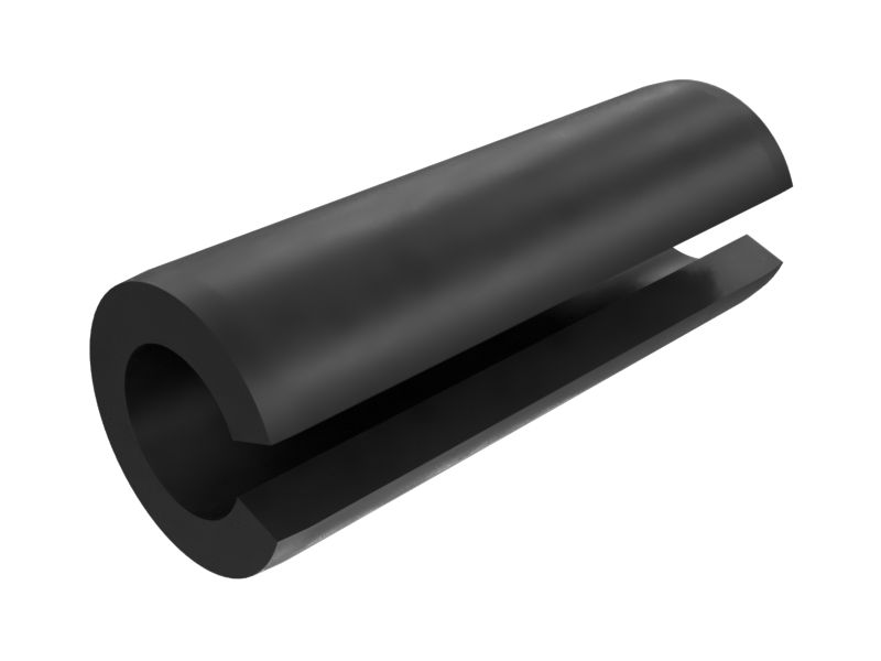 Стальной пружинный палец с пазом, длина 25,40 мм