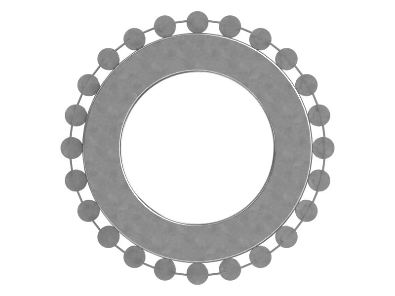 Внутреннее кольцо диаметром 62,43 мм и роликовый подшипник