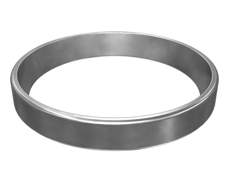 Одиночное наружное кольцо конического роликового подшипника диаметром 121,44 мм