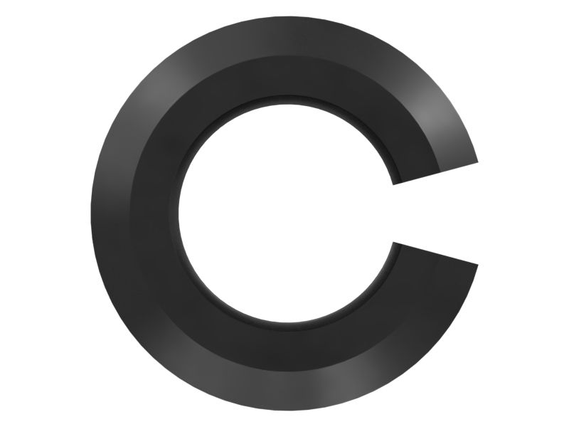 Стальной пружинный палец длиной 30,00 мм