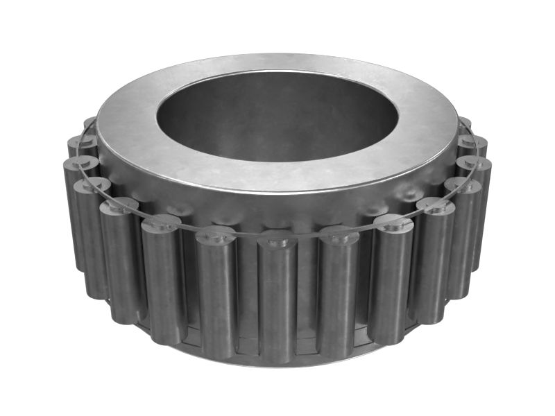 Внутреннее кольцо диаметром 62,43 мм и роликовый подшипник