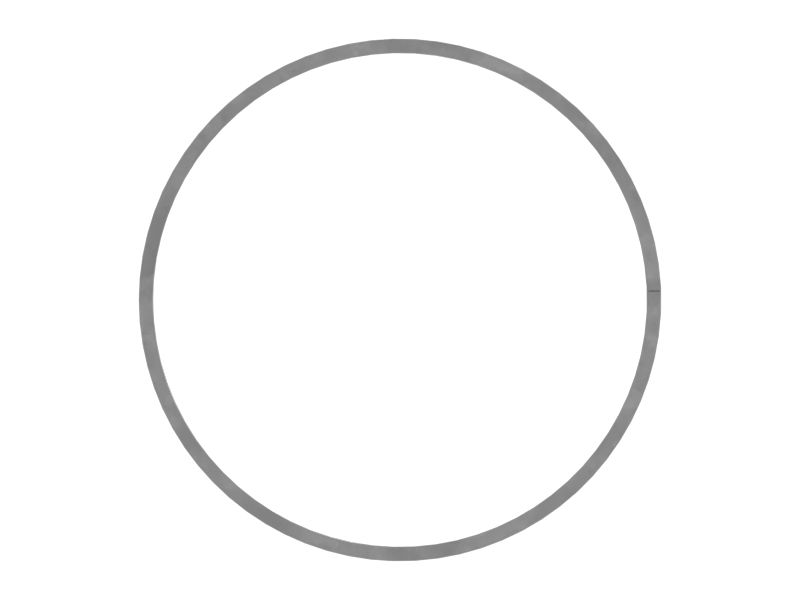 Металлическое уплотнительное кольцо с внутренним диаметром 127,81 мм