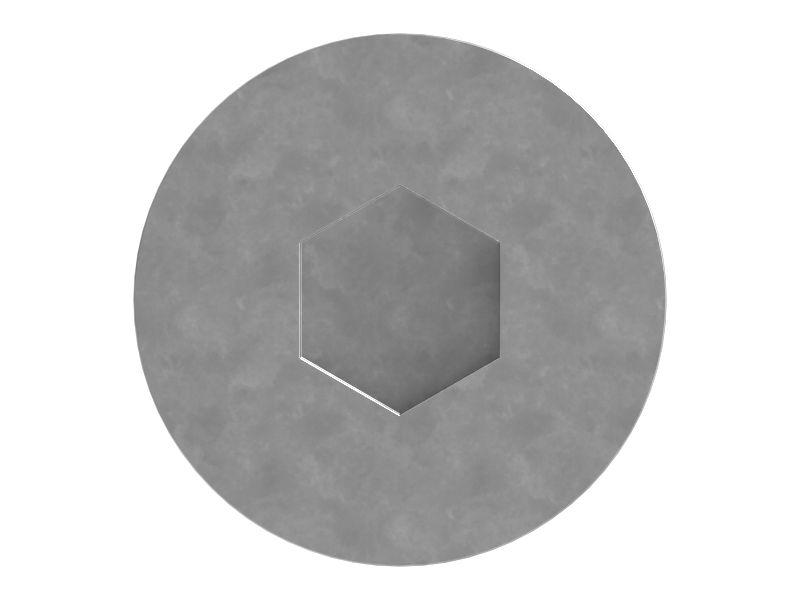 Шестигранная заглушка с резьбой 7/8-14