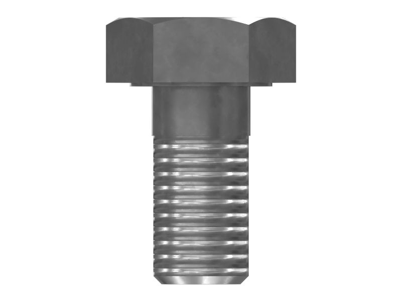 Болт с шестигранной головкой размером M6-1 x 12 мм