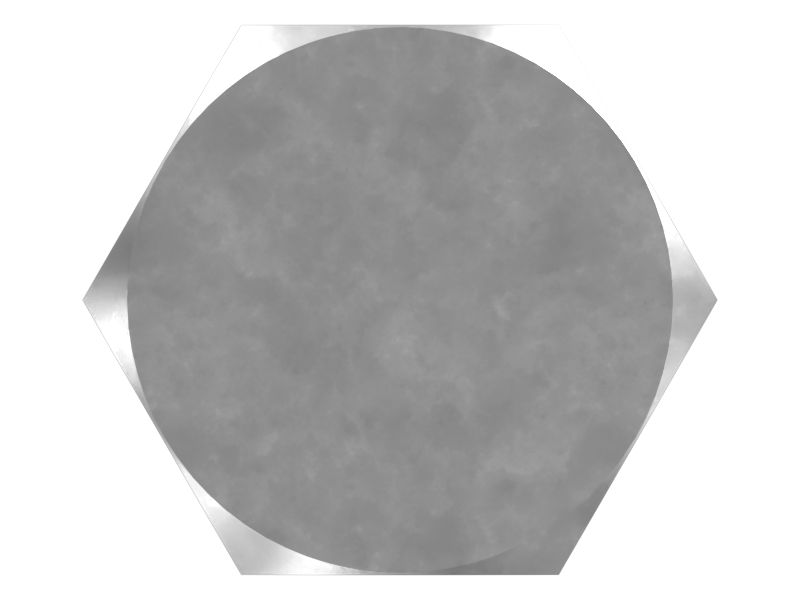 Болт с шестигранной головкой M8-1,25 x 16 мм