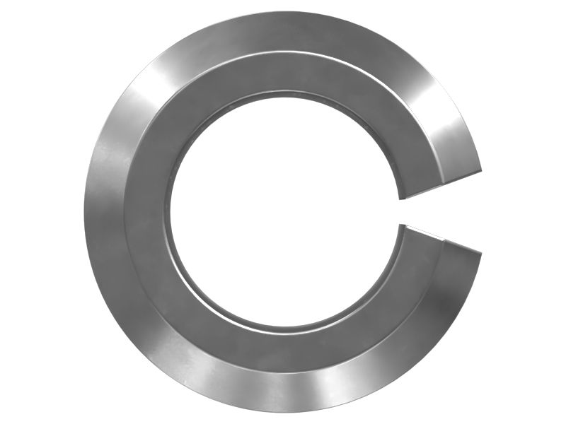 Пружинный палец с фаской, длина 19,05 мм