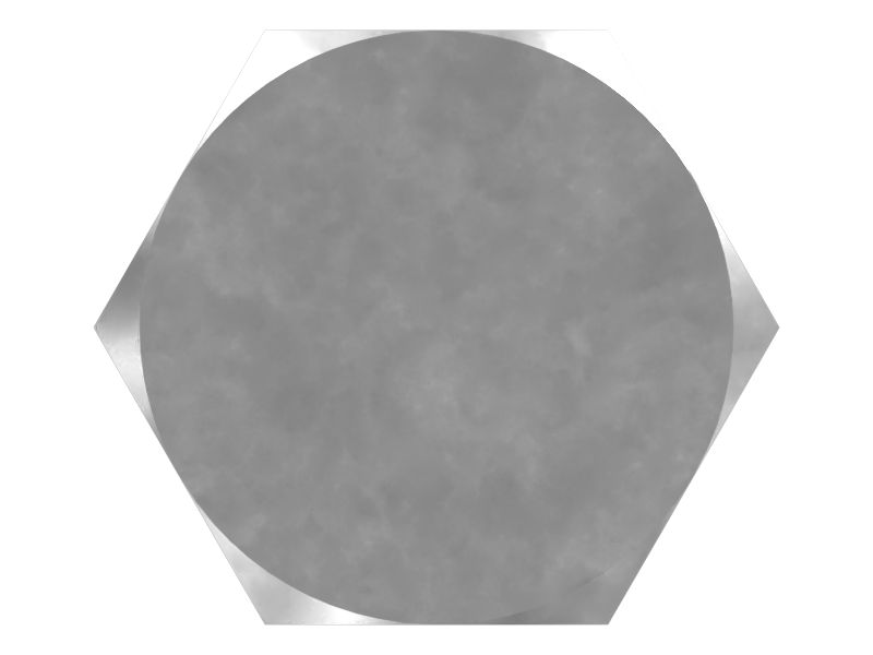 Болт с шестигранной головкой размером M6-1 x 12 мм