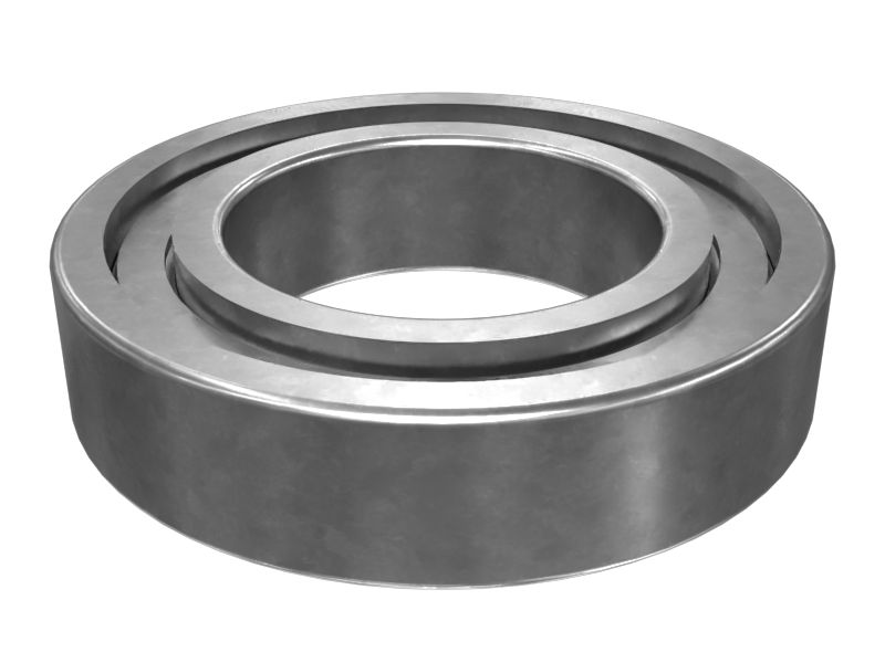 Однорядный шариковый подшипник, внутренний диаметр 35 мм