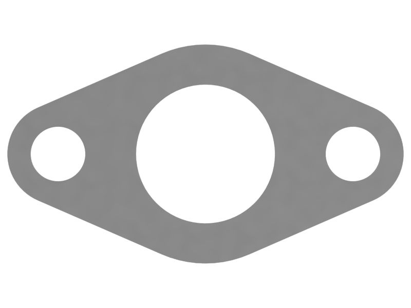 Фланцевая прокладка для водопроводов толщиной 0,8 мм