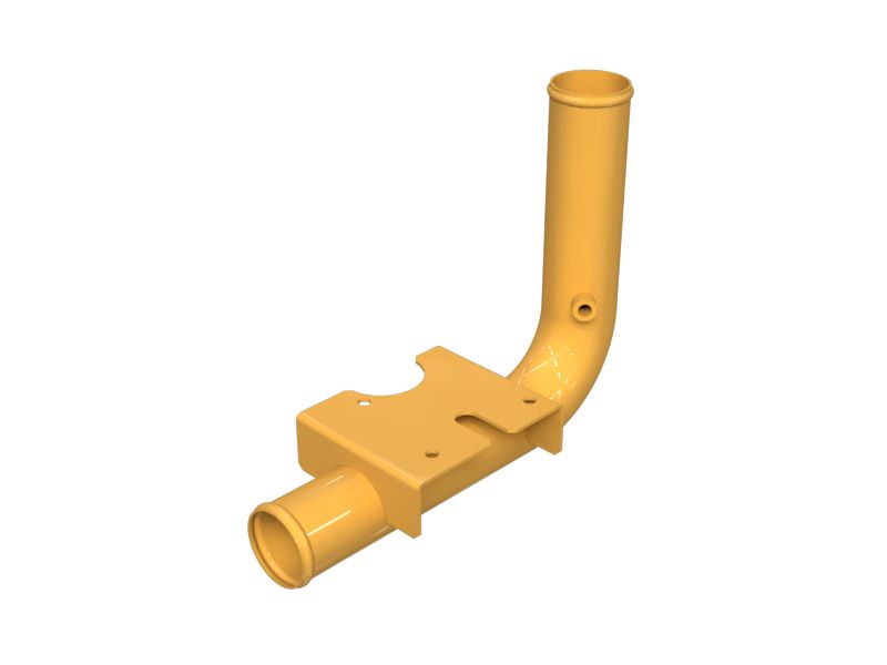 ТРУБА ОХЛАДИТЕЛЯ НАДДУВОЧНОГО ВОЗДУХА В СБОРЕ