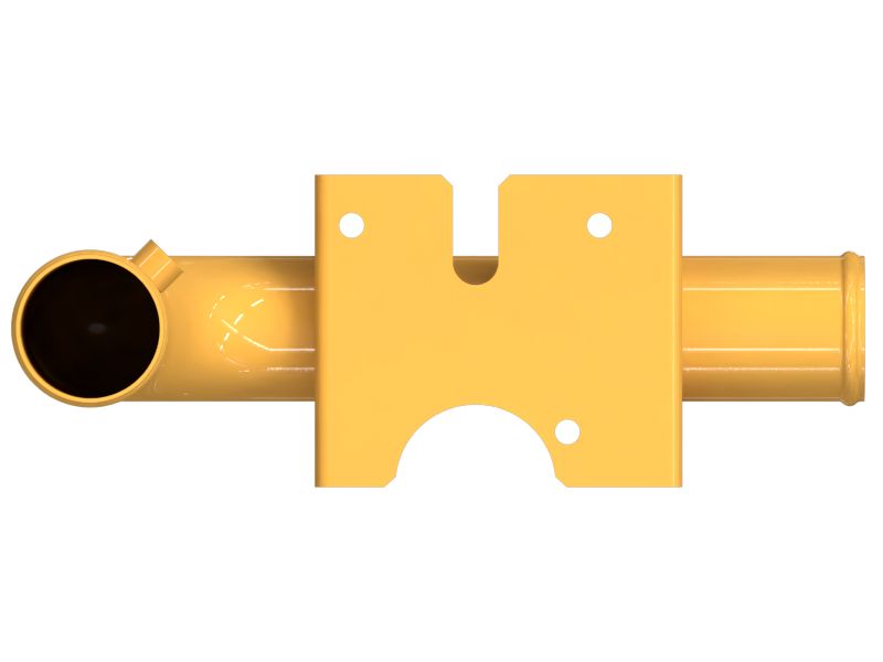 ТРУБА ОХЛАДИТЕЛЯ НАДДУВОЧНОГО ВОЗДУХА В СБОРЕ