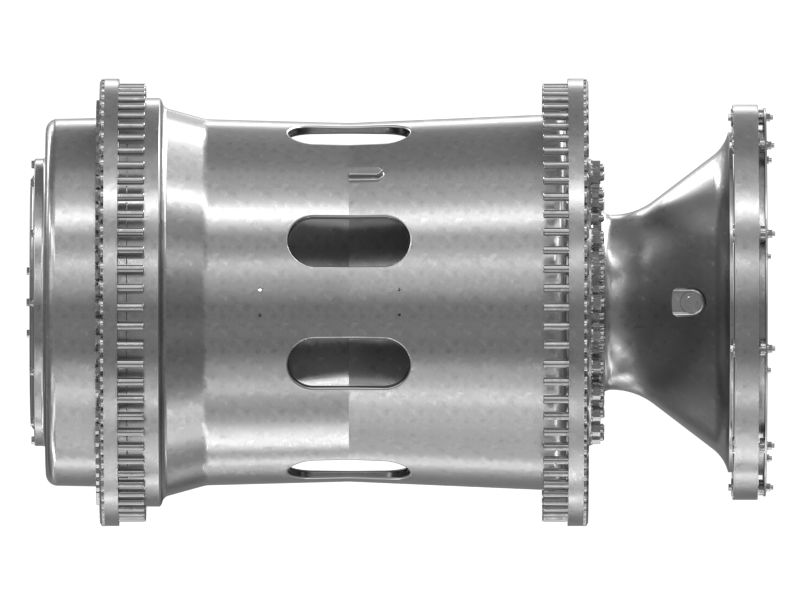 Узел колеса, бортовой редуктор и тормоз
