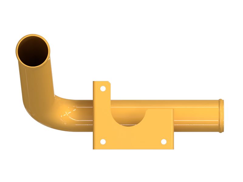 ТРУБА ОХЛАДИТЕЛЯ НАДДУВОЧНОГО ВОЗДУХА В СБОРЕ