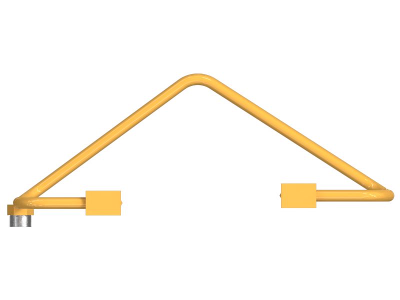 Стальной патрубок в сборе