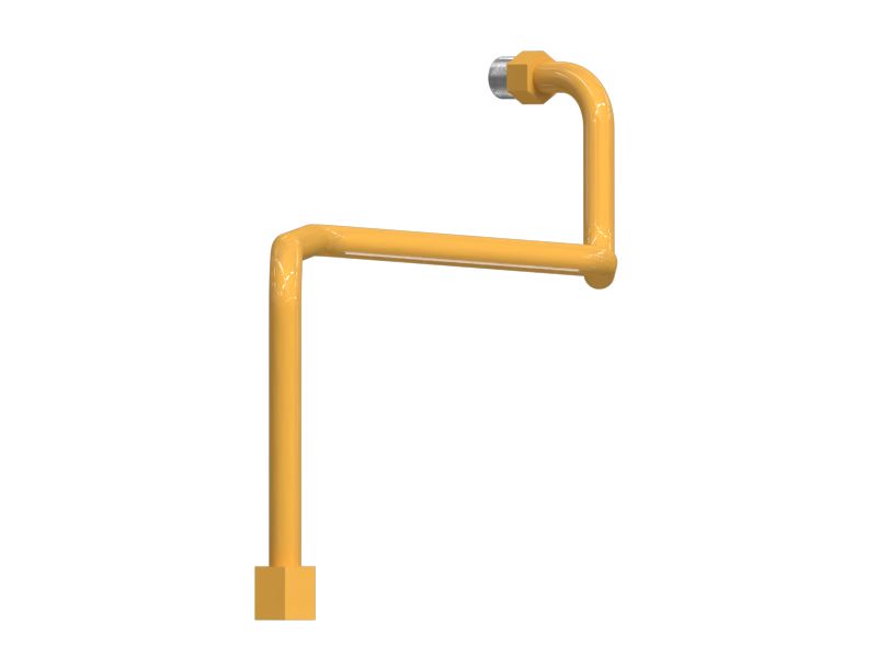 Стальной патрубок в сборе