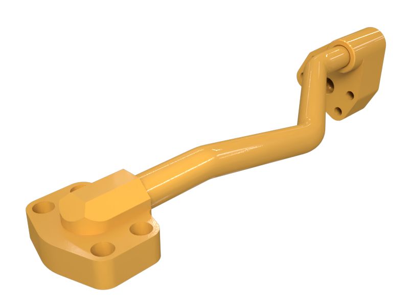 556-0649: Right Hand Side Tilt Cylinder Lines Tube 556-0649 Caterpillar