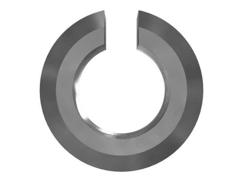 Стальной пружинный палец с пазом, длина 19,05 мм