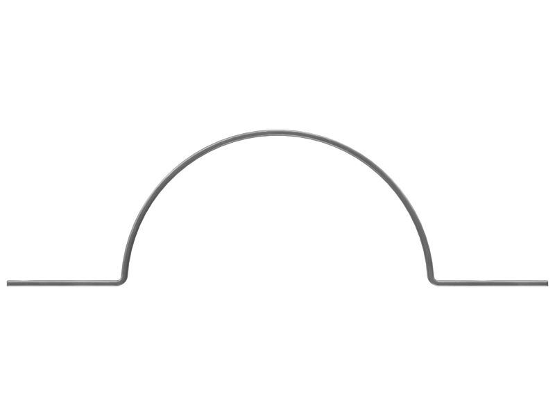 Седельный зажим для одной трубы длиной 161 мм