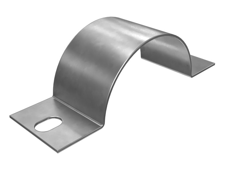 101-8296: Седельный зажим для одной трубы длиной 161 мм