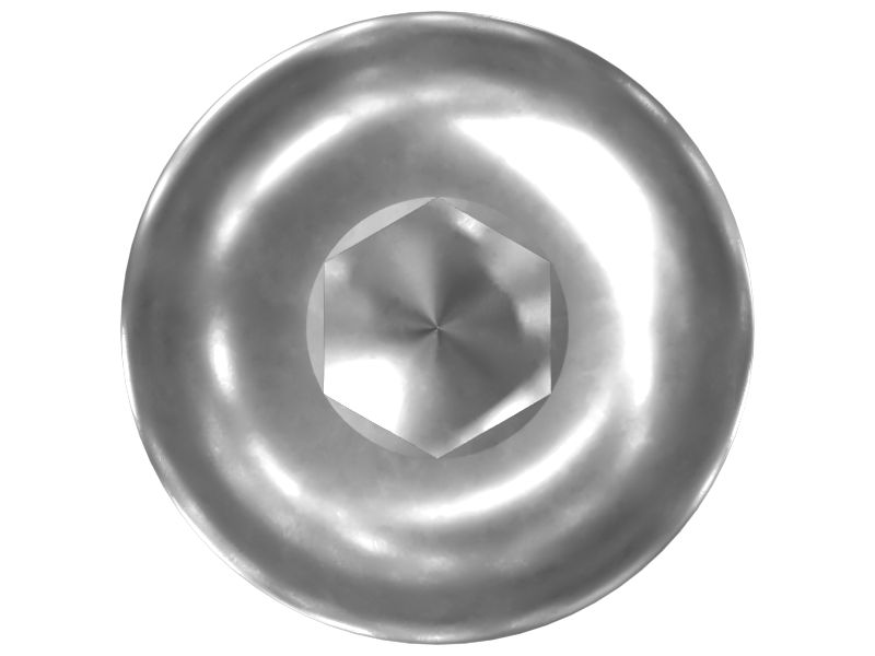 Винт с пуговичной головкой длиной 20 мм