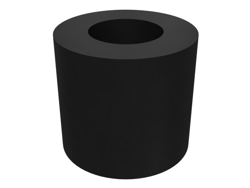 9C-5344: 18 mm bredt afstandsstykke i stål